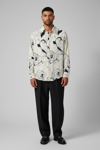 Camisa Yves (Rosas BN Seda)