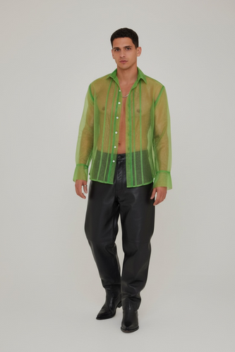 Camisa Yves ML (Chiffón Lima)