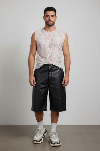 Camiseta Crop (Encaje)