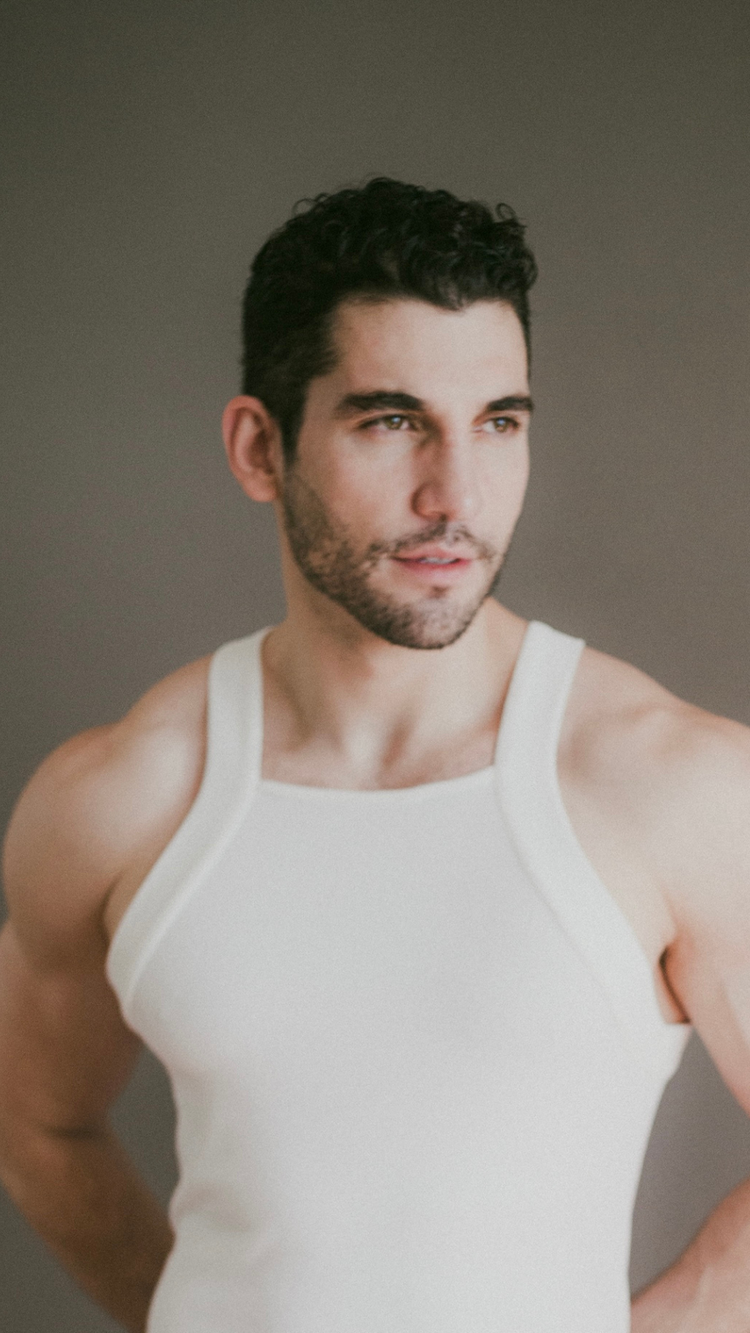 Tank Top Lobo (Blanco)