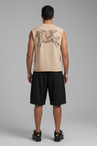 Camiseta Crop Pegaso (Arena)