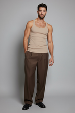 Cargar imagen en el visor de la galería, Deep Tank Top (Capuchino)