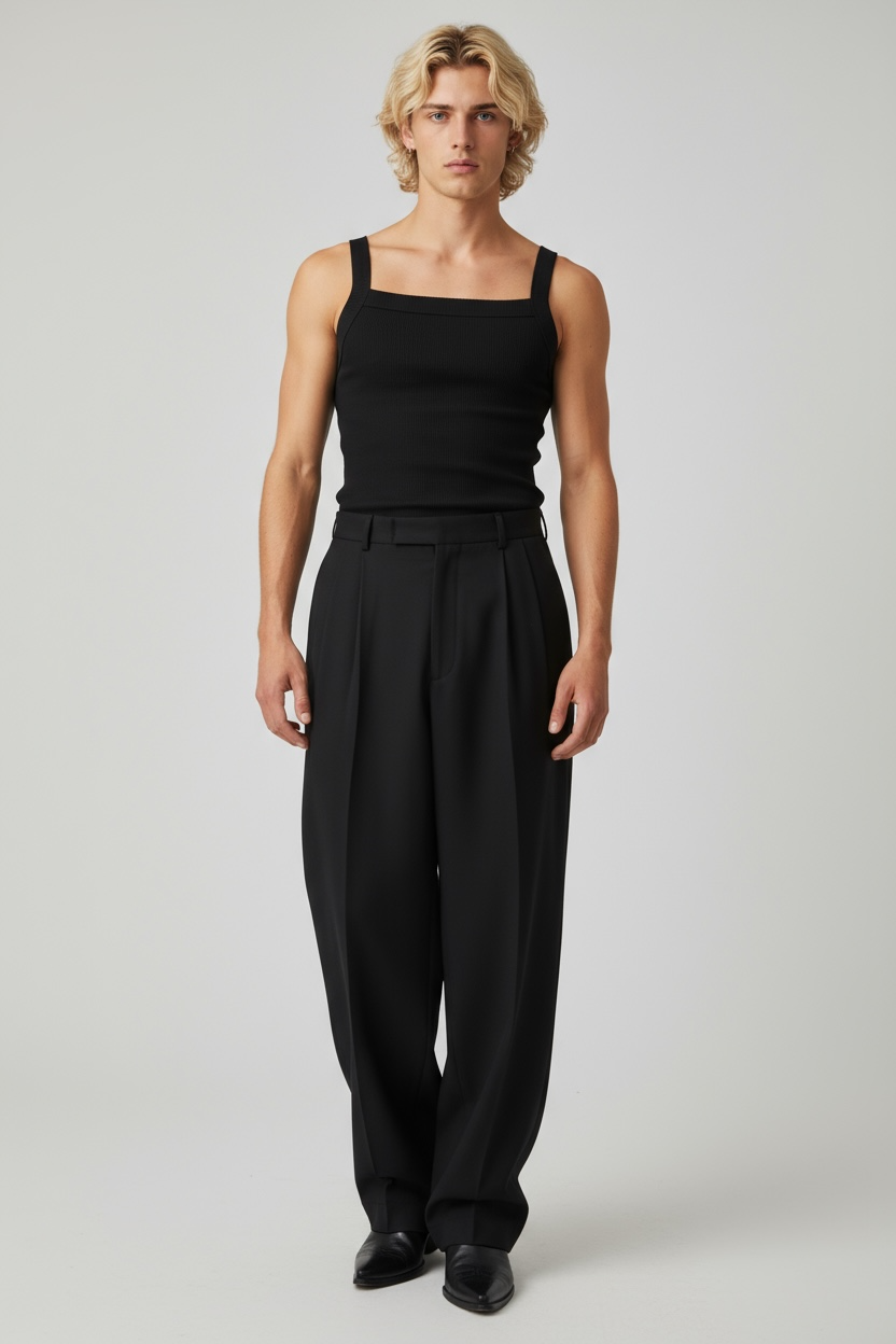 Tank Top Slim (Negro)