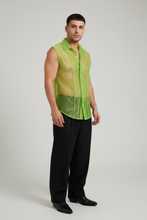 Cargar imagen en el visor de la galería, Camisa Yves SM (Chiffon Lima)