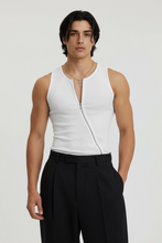 Cargar imagen en el visor de la galería, Tank Top Attraverso (Blanco)
