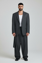 Cargar imagen en el visor de la galería, Saco Essential (Gris Oxford)