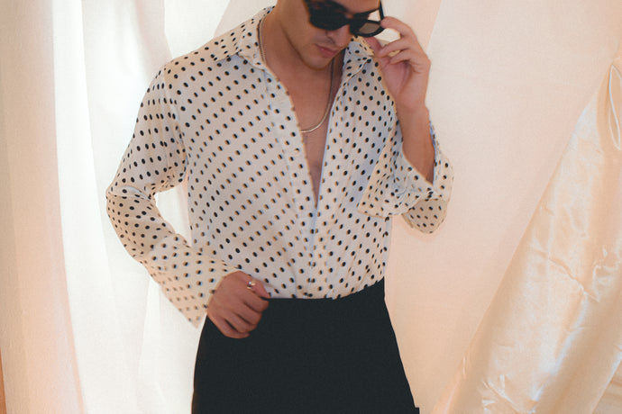 Camisa Yves ML (Lunares)