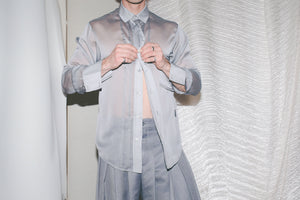 Camisa Yves (Chiffón Gris)