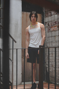 Tank Top Lobo Slim (Blanco)