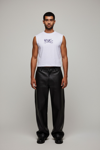 Tanktop Crop Pegaso (Blanco)