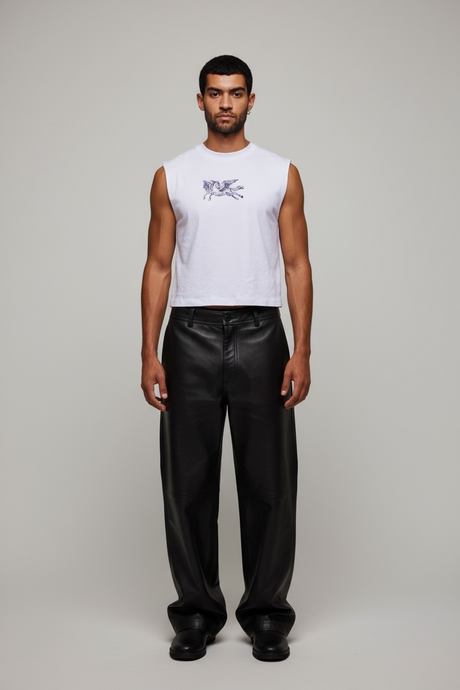 Tanktop Crop Pegaso (Blanco)