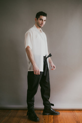 Pantalón Samurai (gabardina negro)