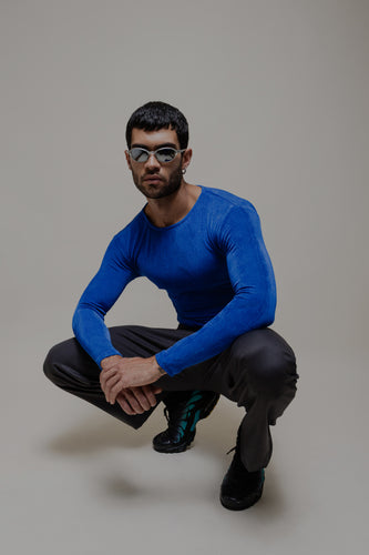 Camiseta Veil (Azul Electrico)