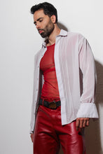 Cargar imagen en el visor de la galería, Camisa Yves Gasa (perla)